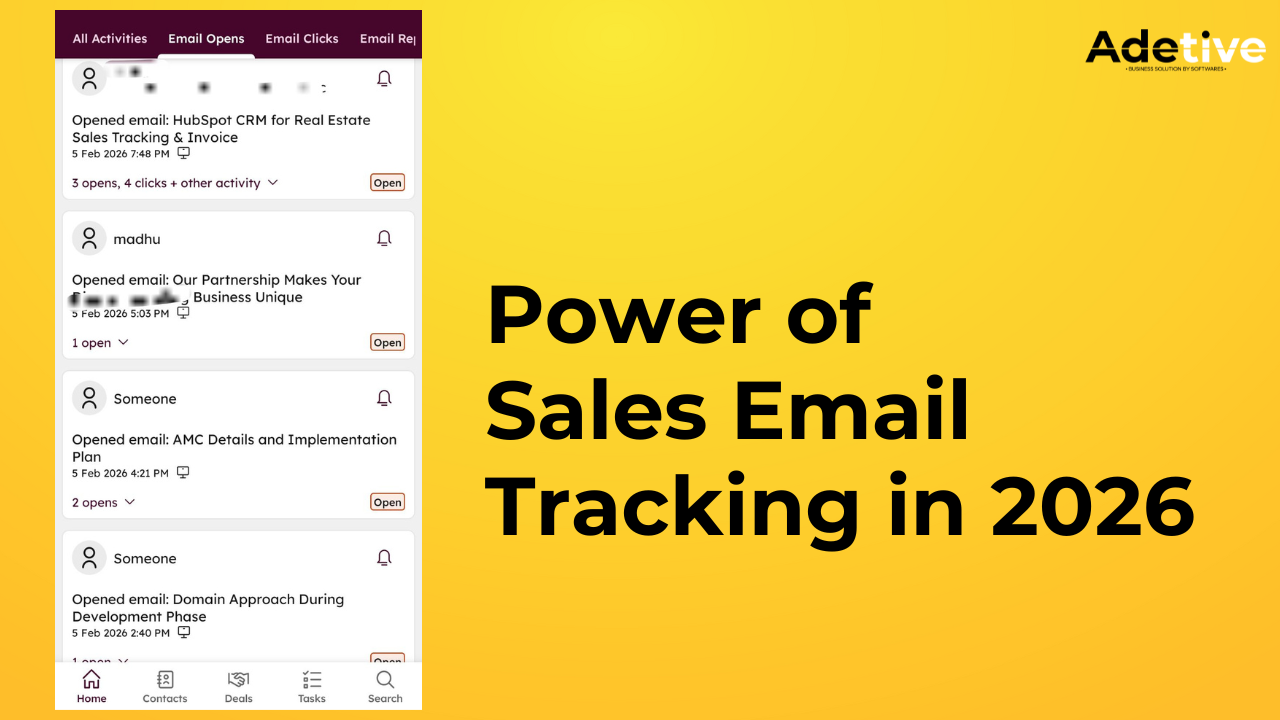 Email Tracking using the hubspot - Adetive Abudhabi CRM solution provider explain this